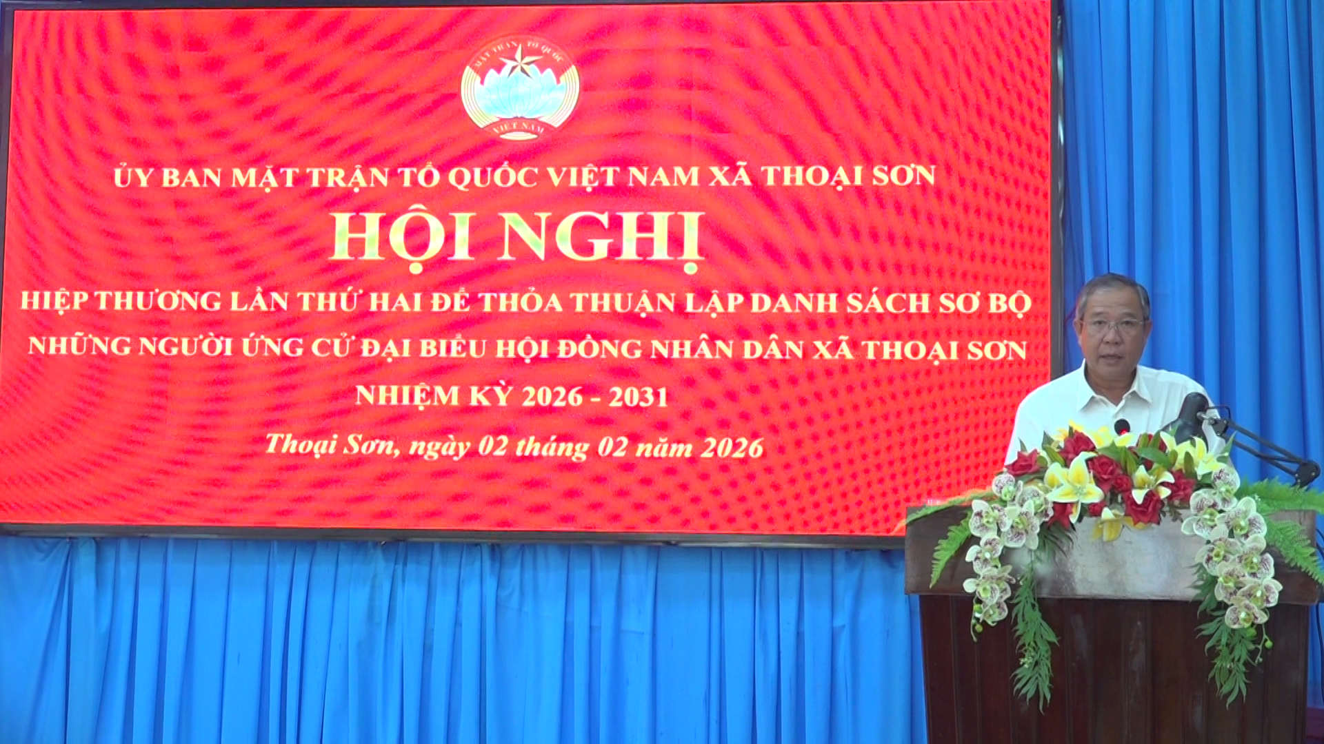 Hội nghị hiệp thương lần thứ hai lập danh sách sơ bộ người ứng cử đại ...